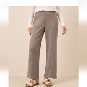 Pact Women's Wide Leg Pants in Taupe